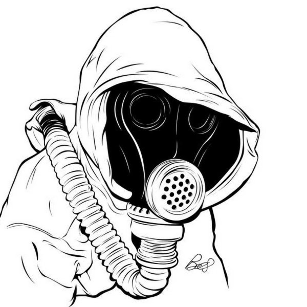 Противогаз референс сбоку