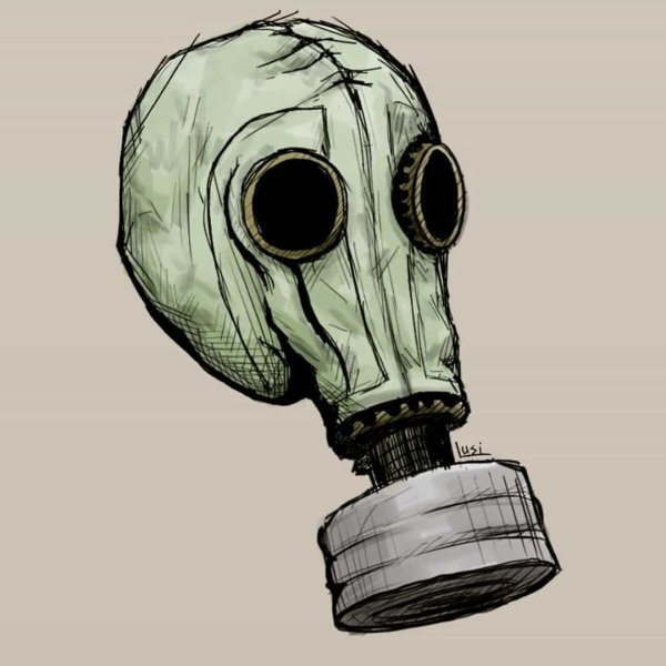 Противогаз вектор