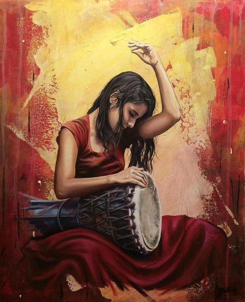 Цыганка карандашом