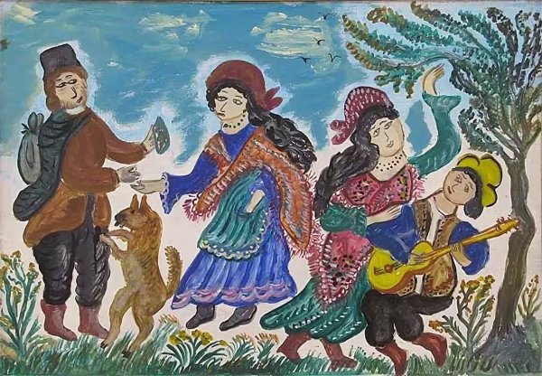 Цыганский танец рисунок