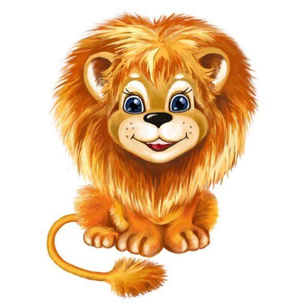 Львенок мультяшный