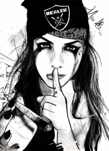 Тату в стиле Чикано