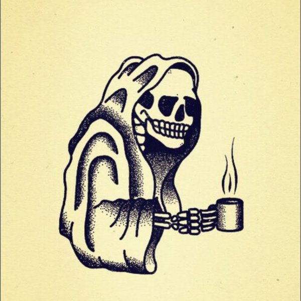 Череп и две дамы