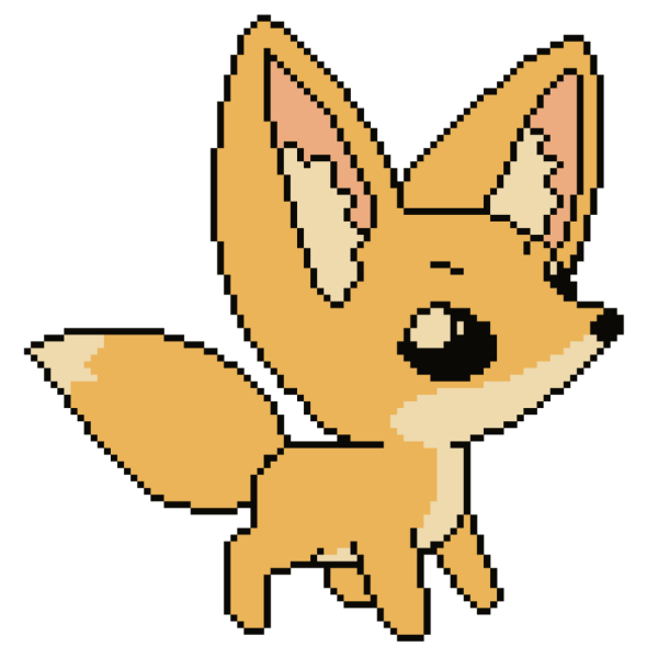 Фенек для срисовки