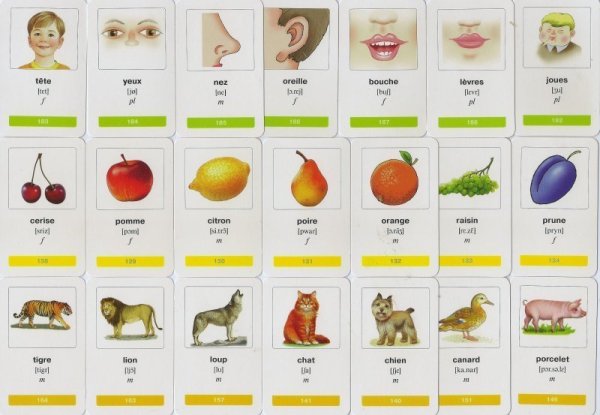 Карточки с английскими словами