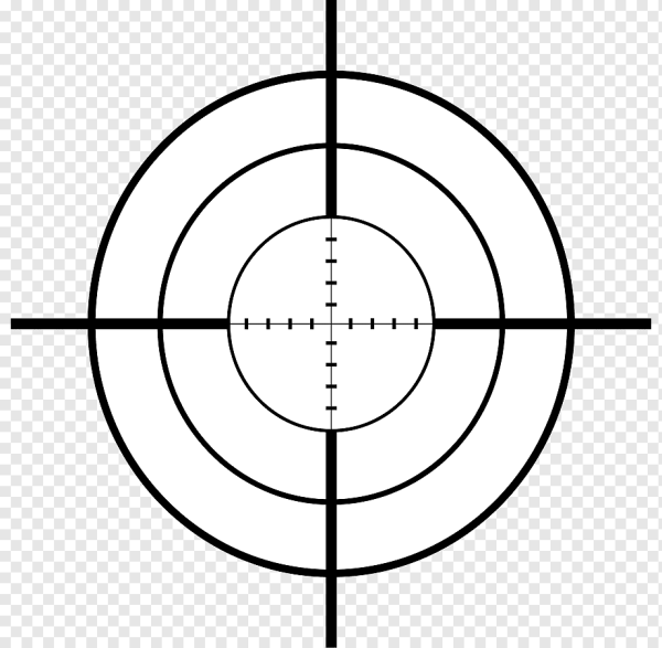Мишень на прозрачном фоне