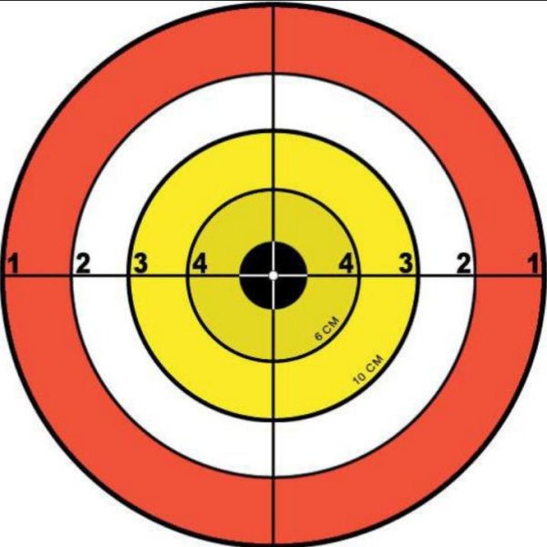 Цветные мишени для стрельбы