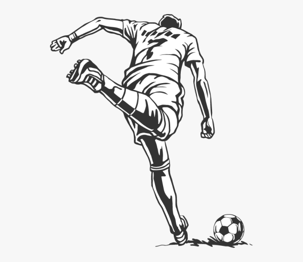 Набросок футболиста