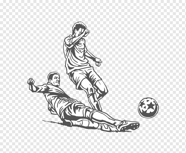 Футбол в графике