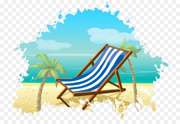 Пляж из мультика