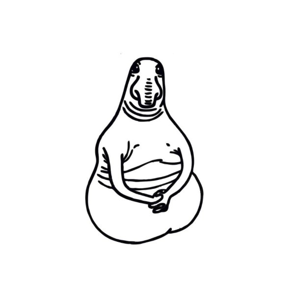 Ждун раскраска