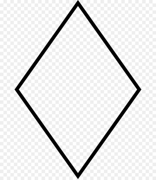 Трафарет ромбы