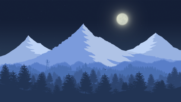 Нарисовать горы