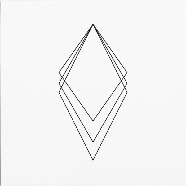 Эскиз тату геометрия ромб