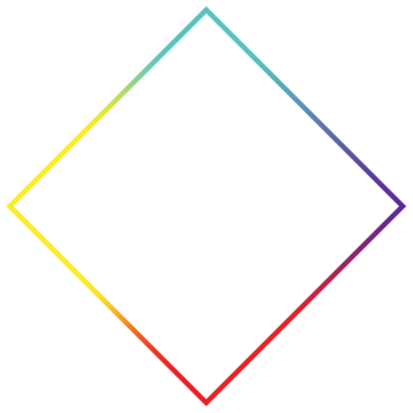 Ромб на белом фоне