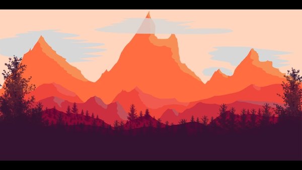 Материал стиль пейзаж