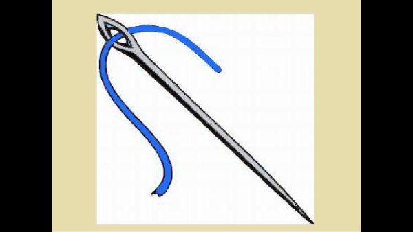 Иголка с ниткой