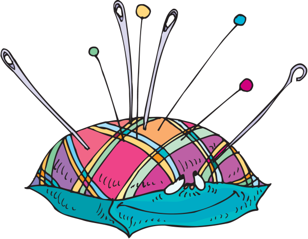 Иголка с ниткой логотип