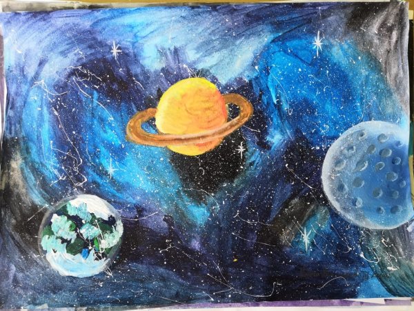Фантазия на тему космос детский