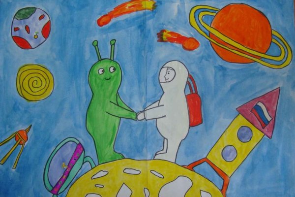 Космос в живописи художников