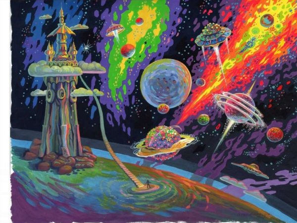 Рисунок на космическую тему