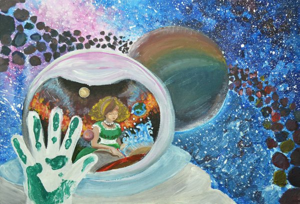 Рисунок на тему космос