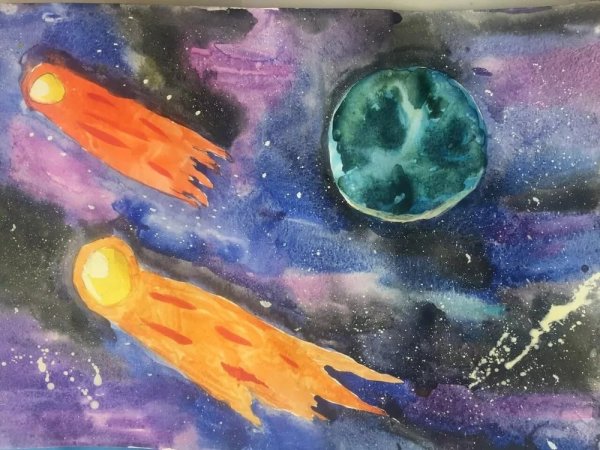 Рисунок на тему космос