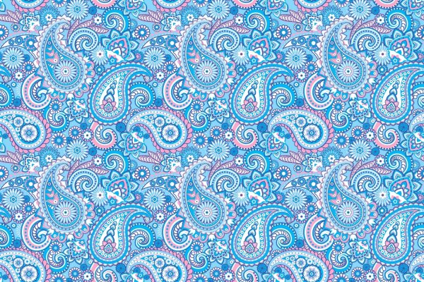 Индийский орнамент огурец пейсли