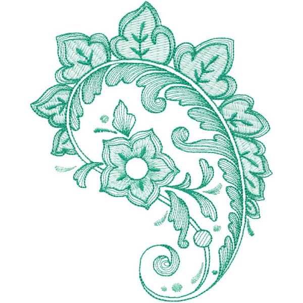 Турецкие огурцы орнамент