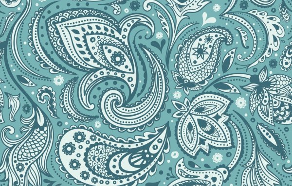 Огурцы пейсли орнамент