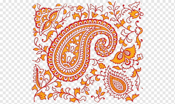 Индийский орнамент огурец пейсли