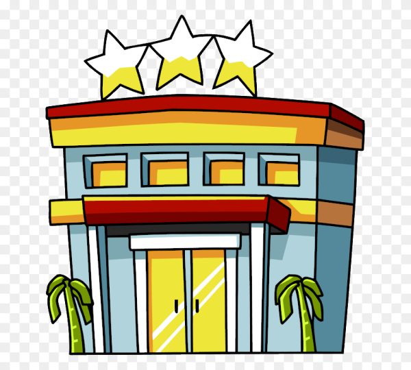 Нарисовать отель