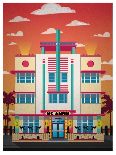 Отель иллюстрация