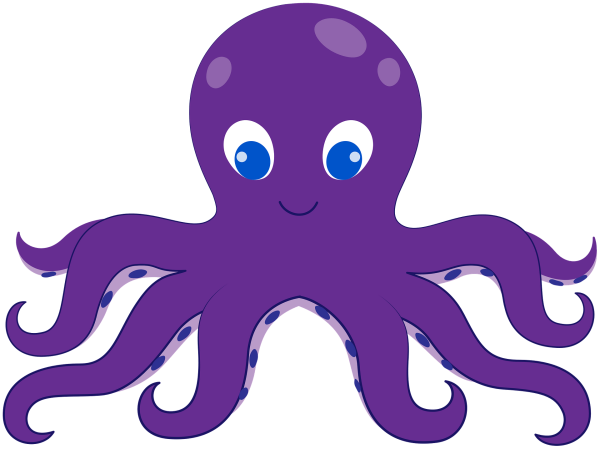 Осьминог клипарт