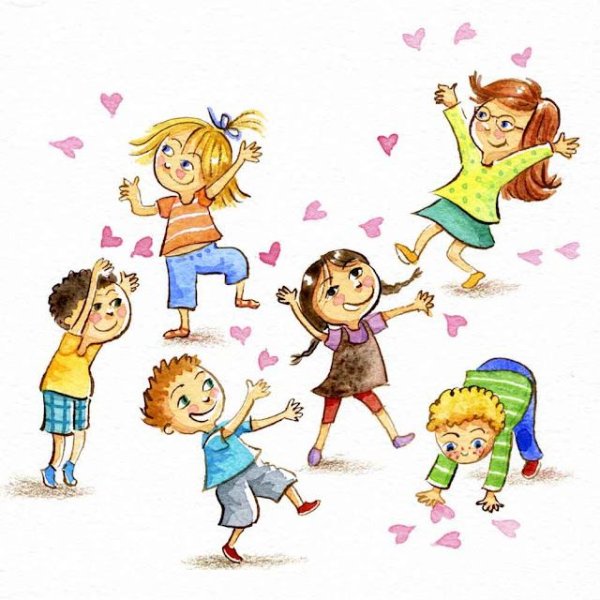 Веселье рисунок для детей