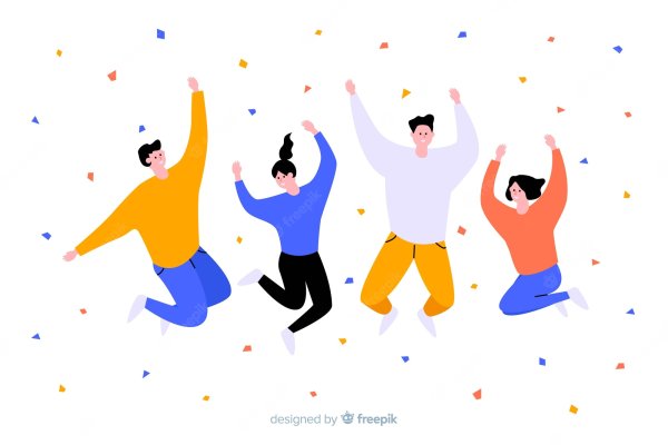 Радостный человек вектор