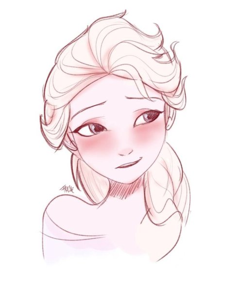 Эльза зарисовки