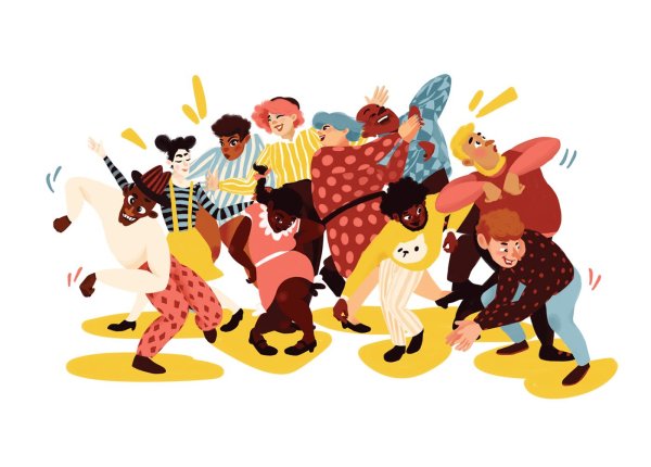 Веселье иллюстрация