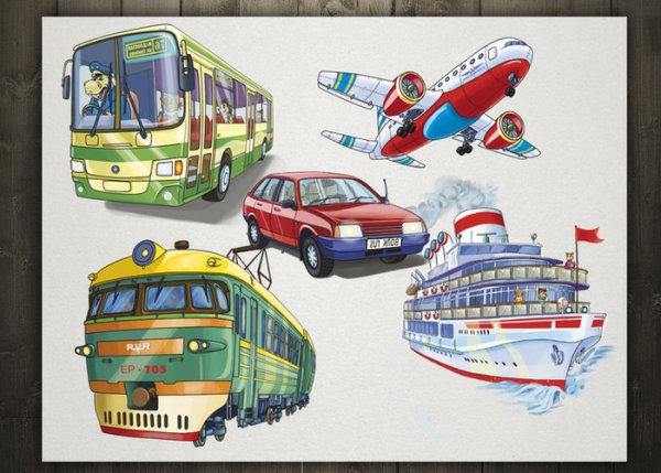 Пассажирский транспорт для детей