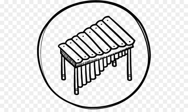 Музыкальный инструмент маримба рисунок