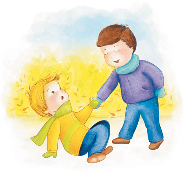 Помощь людям иллюстрация