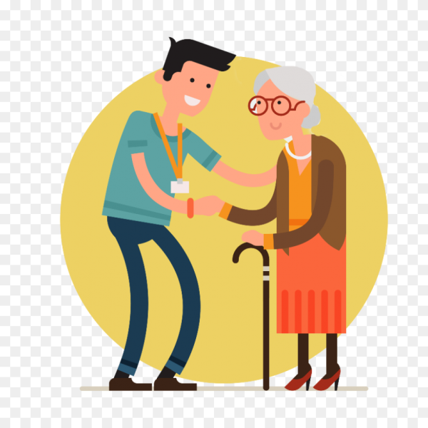 Пенсионеры иллюстрация