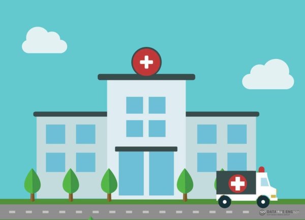 Больница иллюстрация