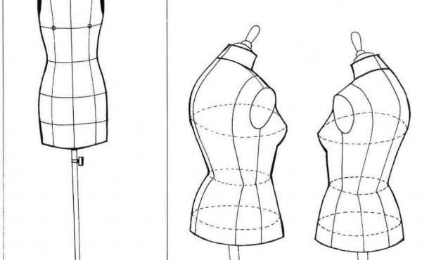 Эскиз манекена