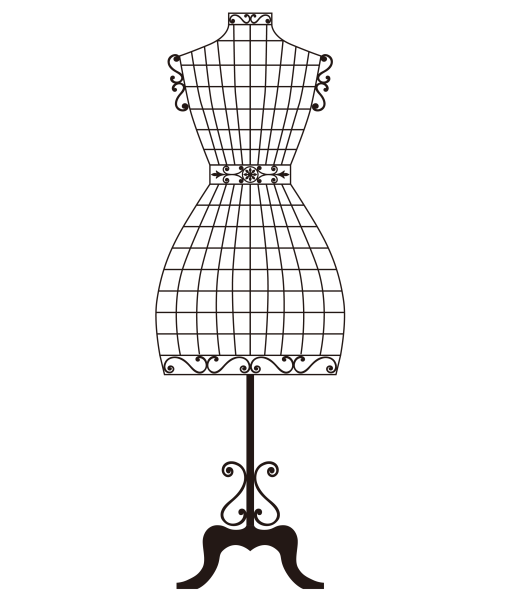 Силуэт манекена для шитья