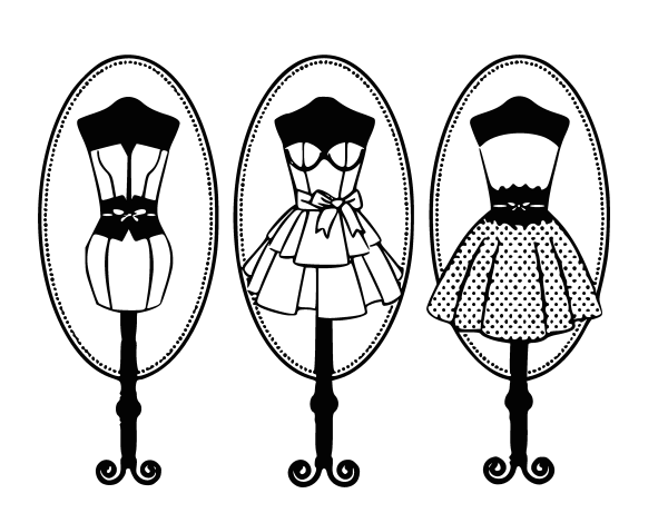 Манекен для одежды рисунок