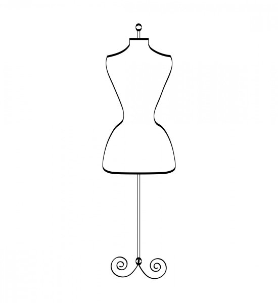 Эскиз манекена