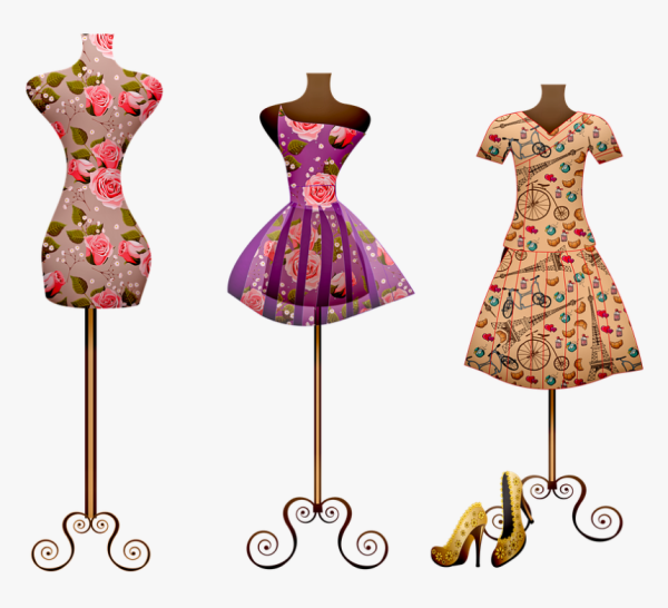 Манекен для одежды нарисованный