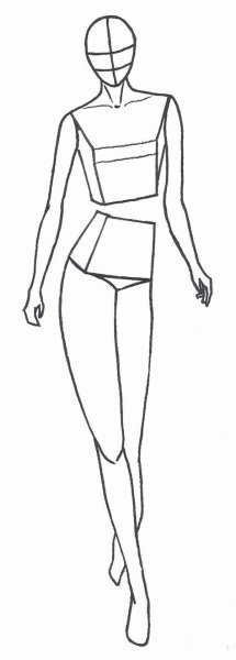 Модели для рисования одежды