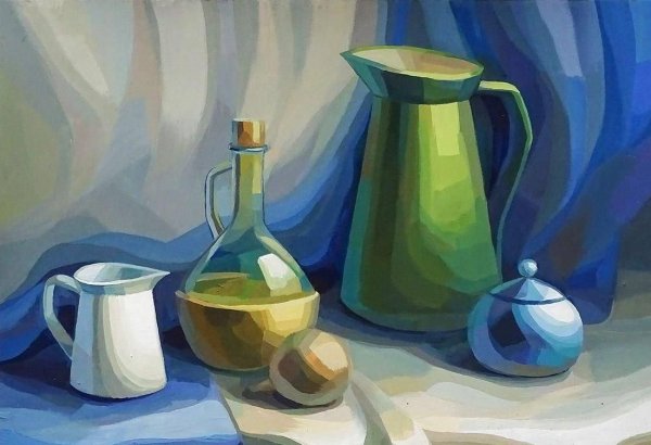 Декоративный натюрморт Академическая живопись